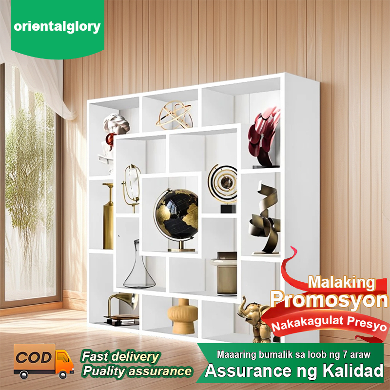 Living room bookshelf, storage cabinet, living room rack, white storage ...