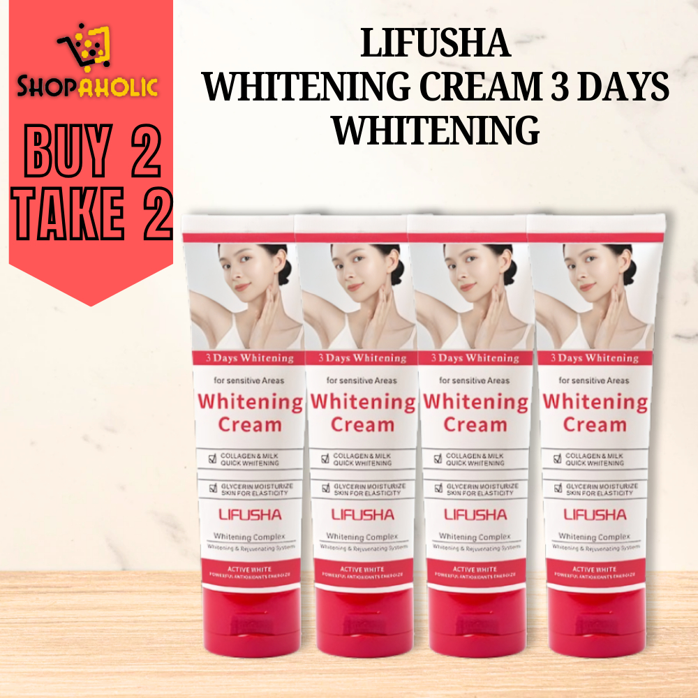 LIFUSHA Whitening Cream 3 days Whitening for Sensitive Areas 50ml ...