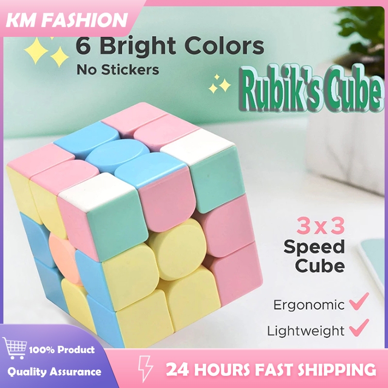 KM 3x3x3 Magic Cube Stickerless Cube Puzzle | Shopee Philippines