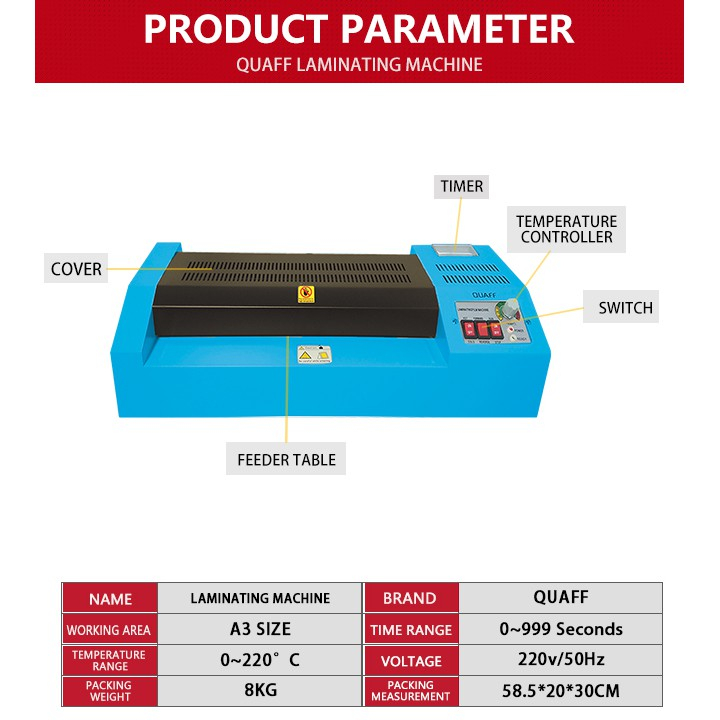 PVC ID Maker Package Quaff Laminator Hot Laminating Machine & Die ...