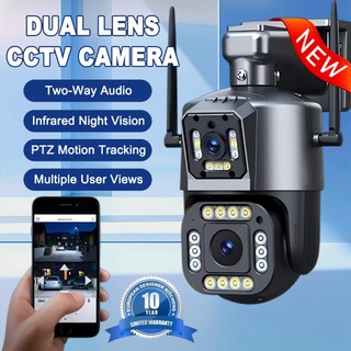 BUY 1 TAKE 1 V380 Pro CCTV Camera 2K Dual Lens Outdoor Waterproof PTZ ...