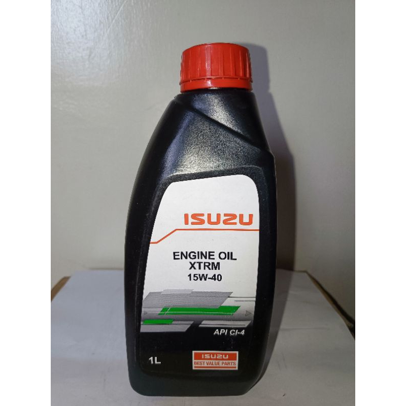 Isuzu Engine Oil XTRM 15W-40 CI-4 Isuzu BVP Engine Oil 1L | Shopee ...