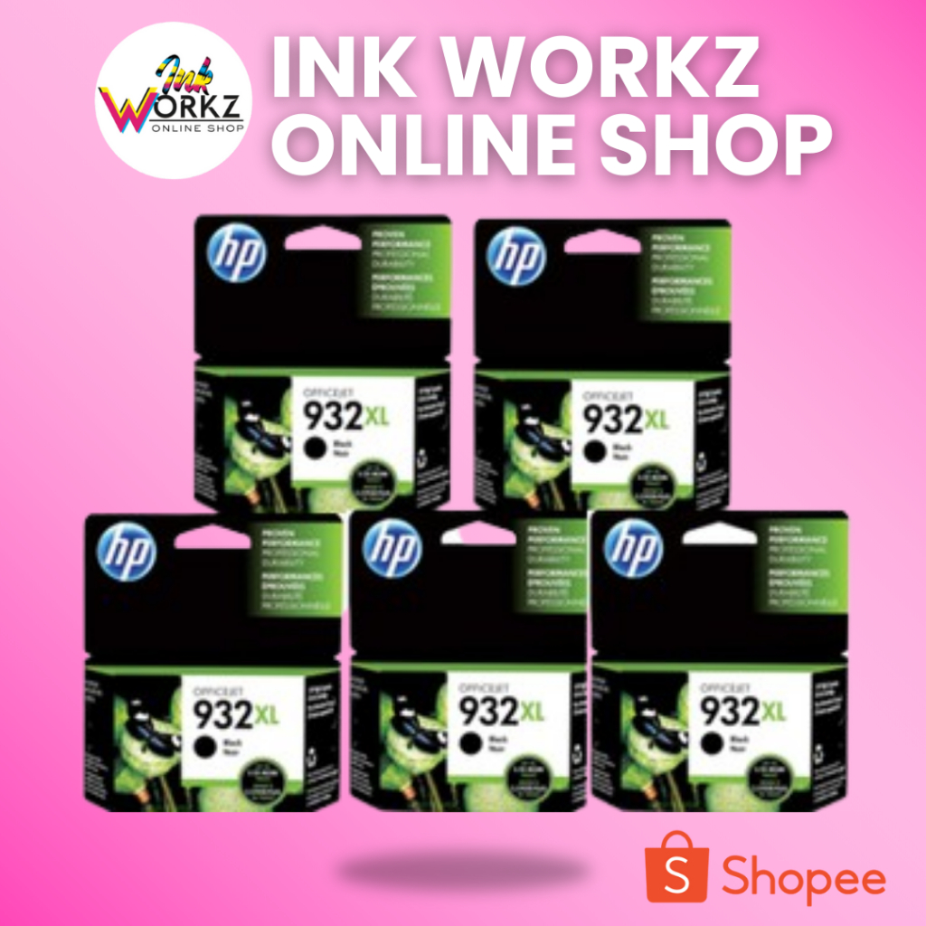 HP 932XL Original Ink Cartridge (Black) Set of 5 | Shopee Philippines