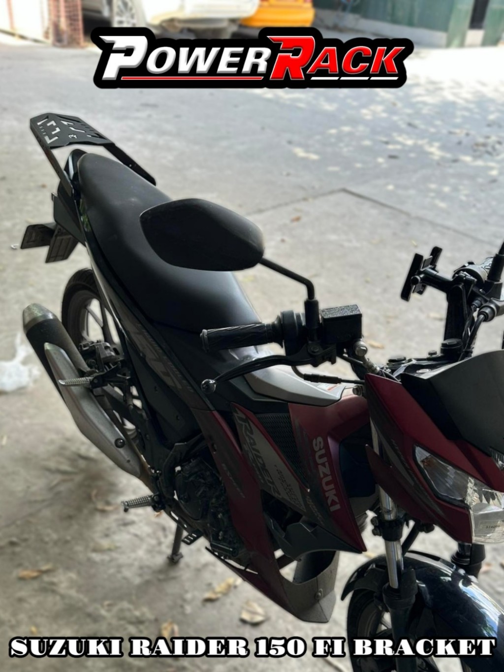 SUZUKI RAIDER 150 FI TOP BOX BRACKET / MOTORCYCLE ACCESSORIES / HEAVY ...