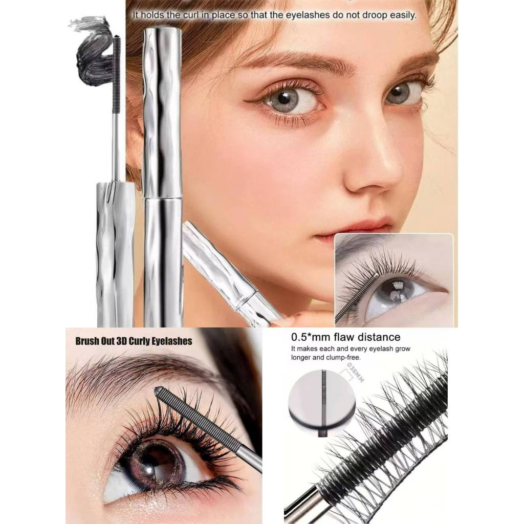new design screw thread steel tube eyelash primer thick and long ...