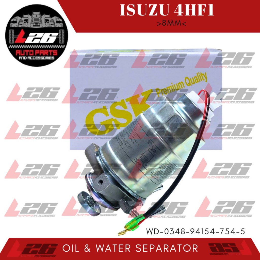 Isuzu 4HF1 FUEL & WATER SEPARATOR PUMP ASSEMBLY WD-034 8-94154-754-5 ...