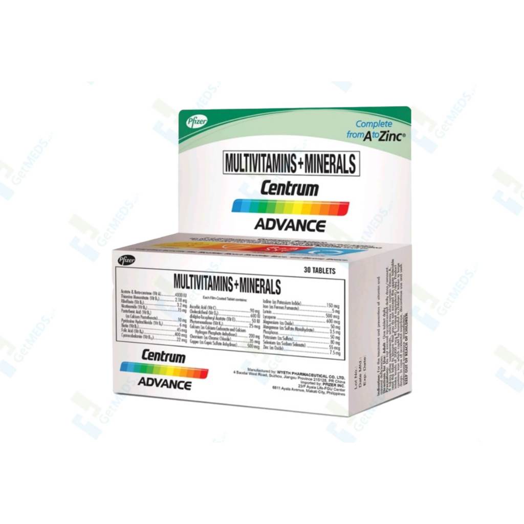 CENTRUM SILVER ADVANCE (by 30's/bottle) | Shopee Philippines