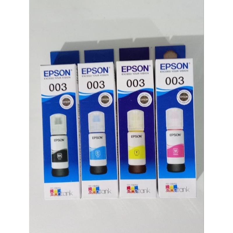 Epson 003 inks 1 Set 4 colors | Shopee Philippines