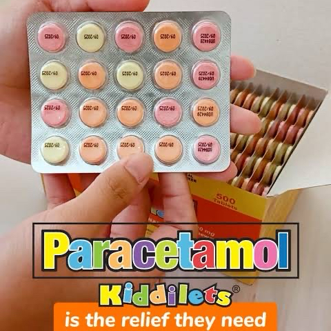 Kids Kiddilets Chewable Paracetamol 20Tabs/Blister Children’s Pain ...