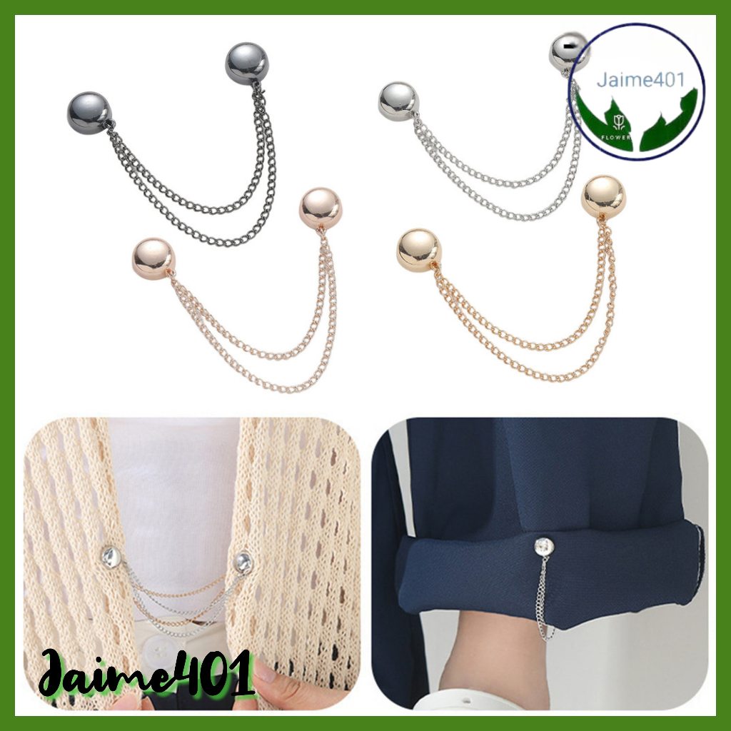 JAIME401 1pcs Shirt Magnetic Button Magnet Brooch Adjustable Trouser ...