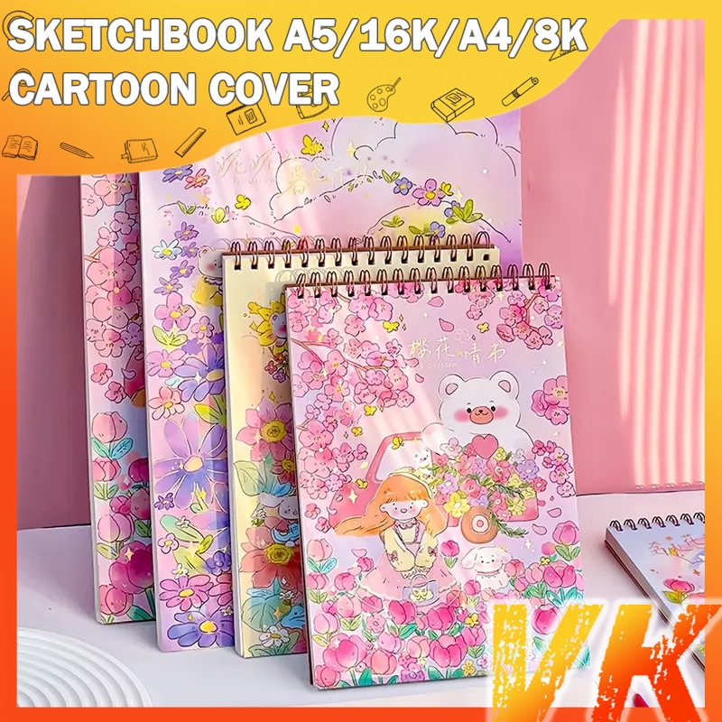 VK Sketchbook Thickned Sketch Pad Art School Supplies 50 Pages ...