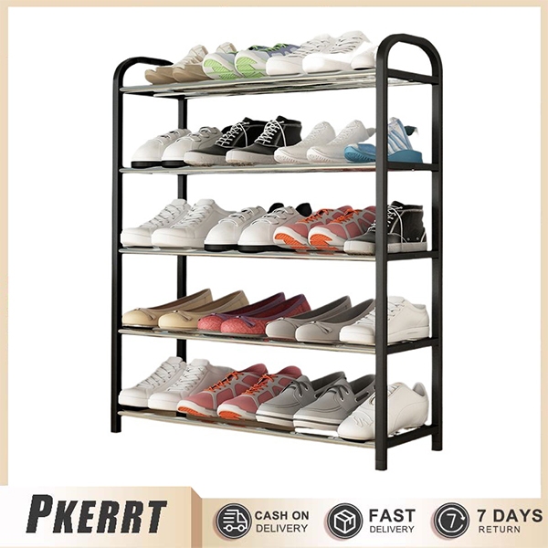 5 Tier Shoe Rack Dormitory Home Simple Shoe Storage Occupies less space ...