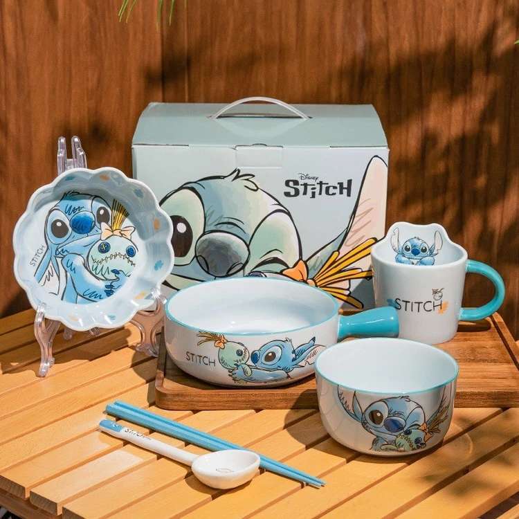 UJC Disney Stitch Collection Kitchenware Drinkware Set Plate Mug ...