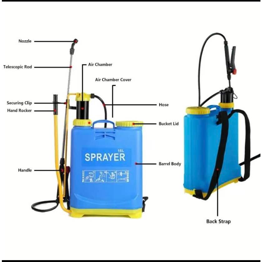 MANUAL KNAPSACK SPRAYER FOR AGRICULTURE AND GARDEN | Shopee Philippines