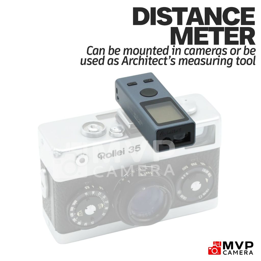 NOHAWK NKL01-30M Distance Meter Portable Laser Hot Shoe Base Architect ...