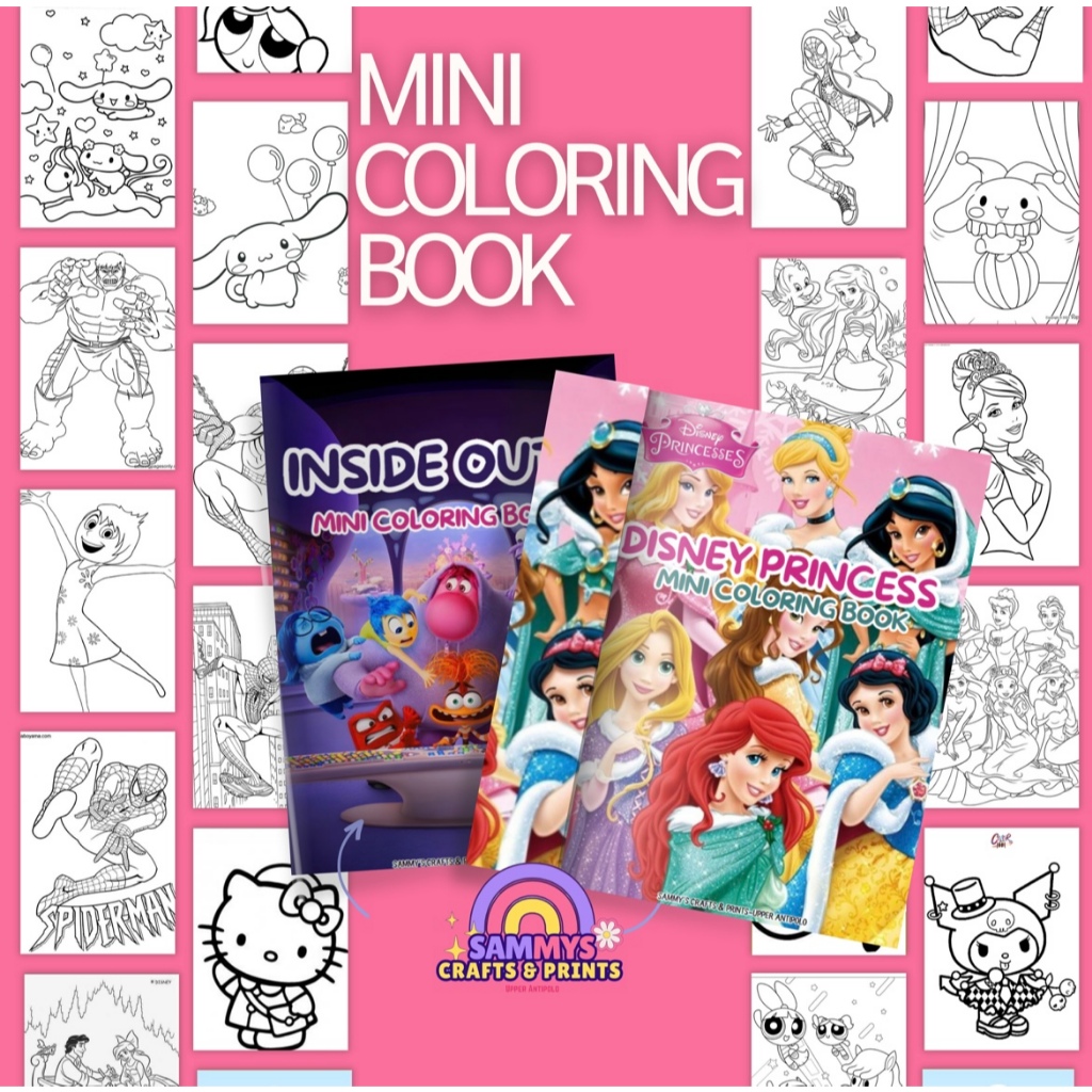 MINI COLORING BOOKLET A5 SIZE | Shopee Philippines