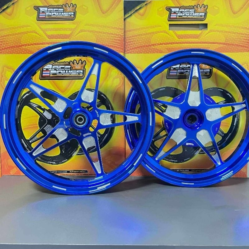 RACE POWER CNC ALLOY STAR MAGS FOR MIO SPORTY, MIO I 125 M3 , CLICK 125 ...