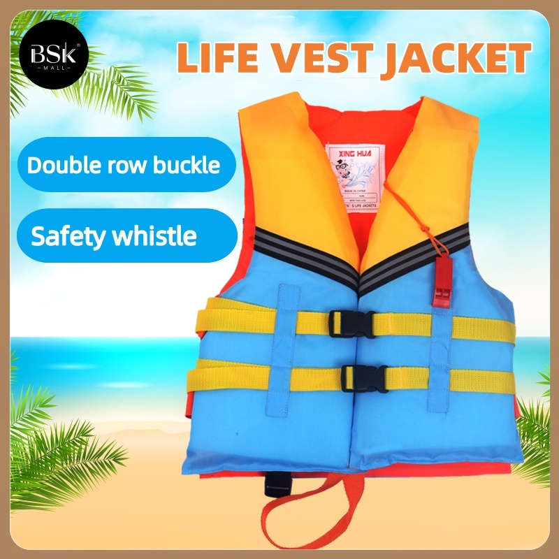 Original Life Vest Jacket For Adult Kids Marine Safety Outdoor Water ...