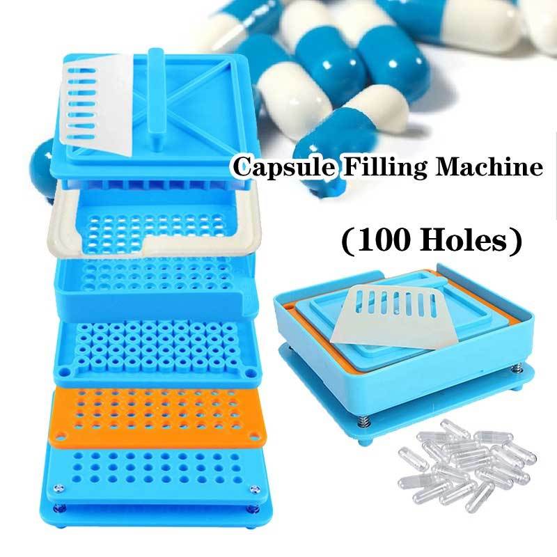 100Holes Capsule Filling Machine Capsule Filling Board | Shopee Philippines