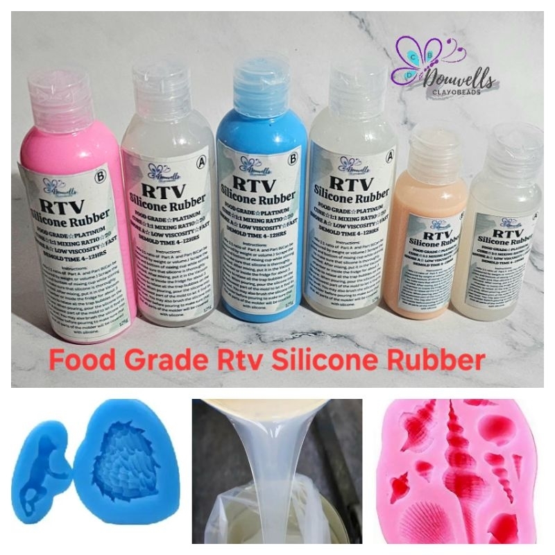 RTV SILICONE RUBBER Liquid Silicone Mold Maker Platinum Cure | Shopee ...