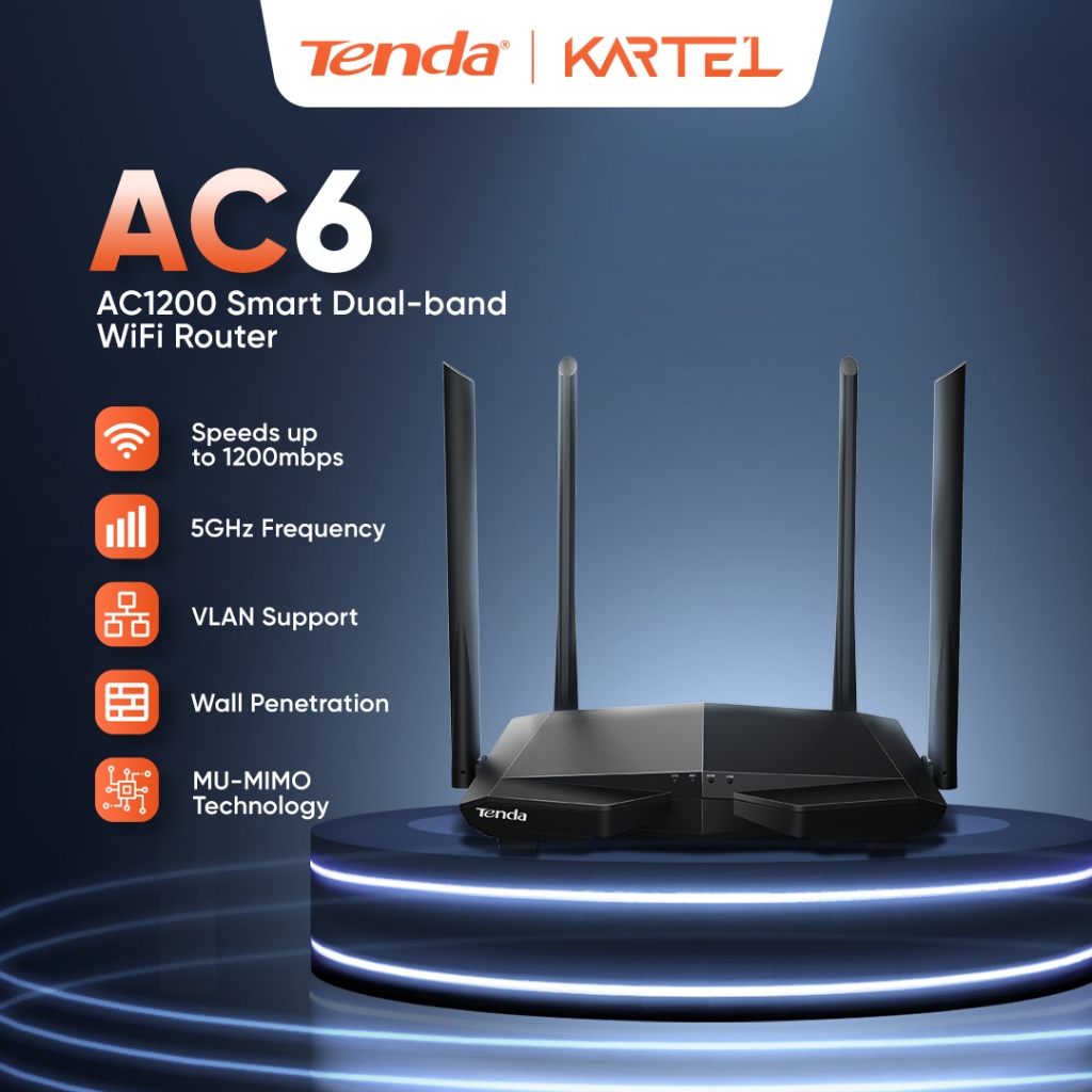 Ac1200 Dual Band Tenda Ac10 Repetidor TENDA AC6 AC1200