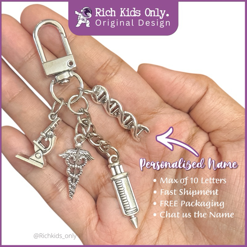 [CK011] Personalized Medtech Medical Keychain best for Gifts and ...