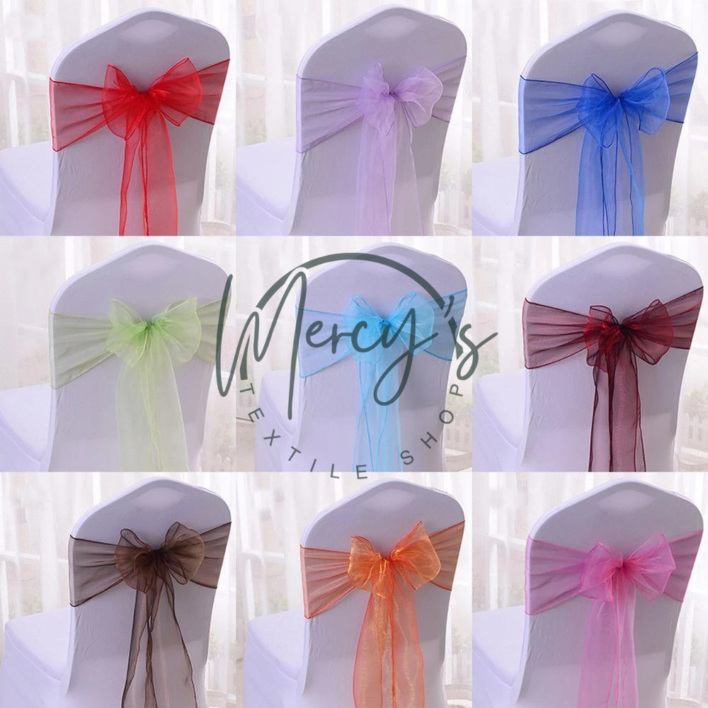 Ribbon Chair Ribbon Organza Plain Ribbon Wedding Birthday All Events ...