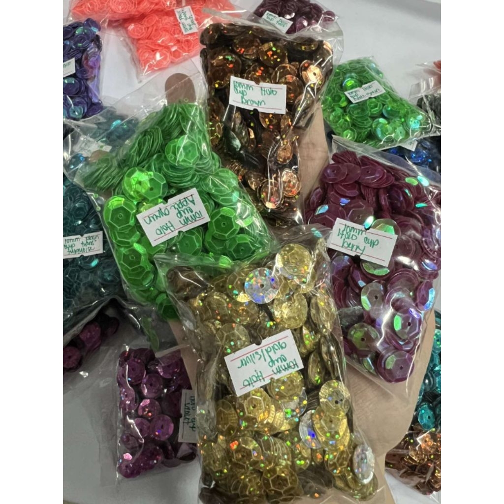 10mm Cup Sequins (25g/pack) | Shopee Philippines