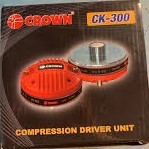 Crown CK-300 CY-300B 300w screw type / bolt-on compression driver unit ...
