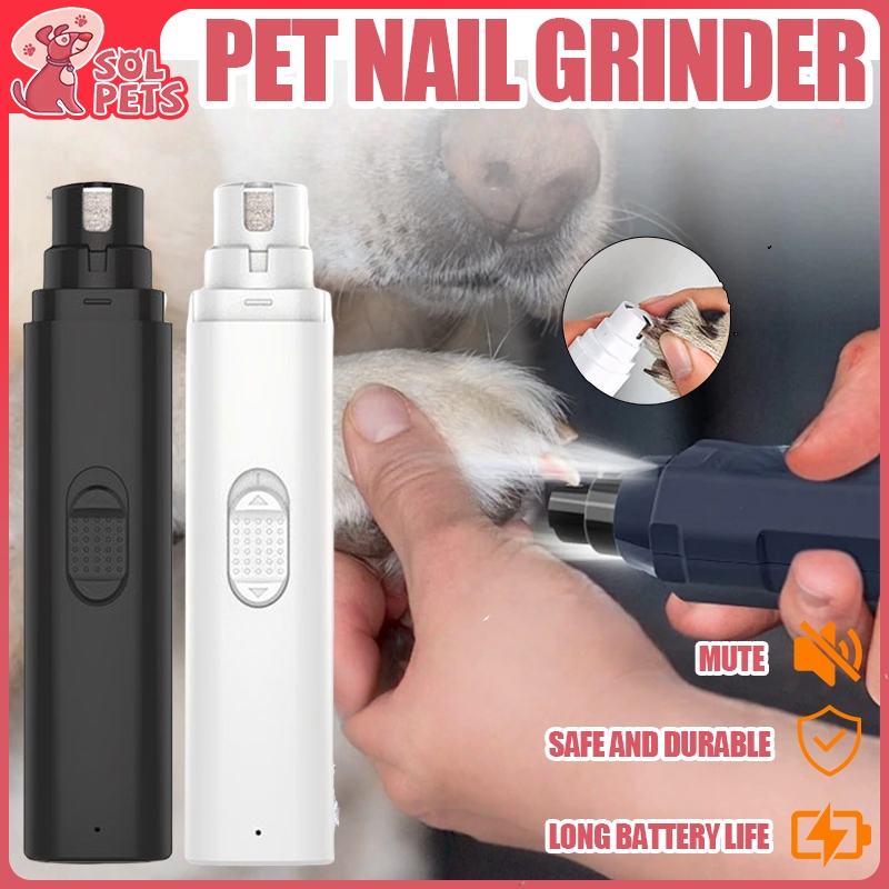 Dog Cat Paws Nail Clippers Nail Grinders Pet Electric Nail Trimmer USB ...