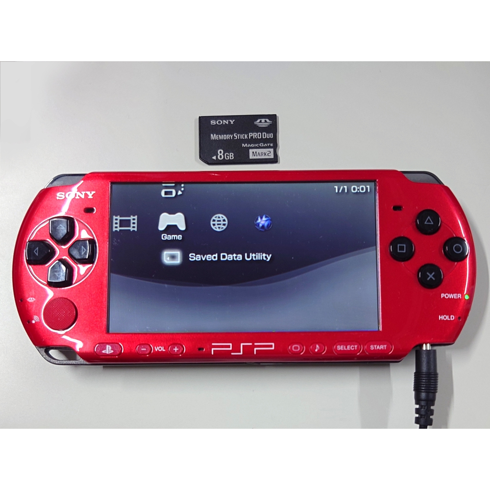 SONY PSP-3000 Red & Black FW6.60 Japan model without Battery | Shopee ...