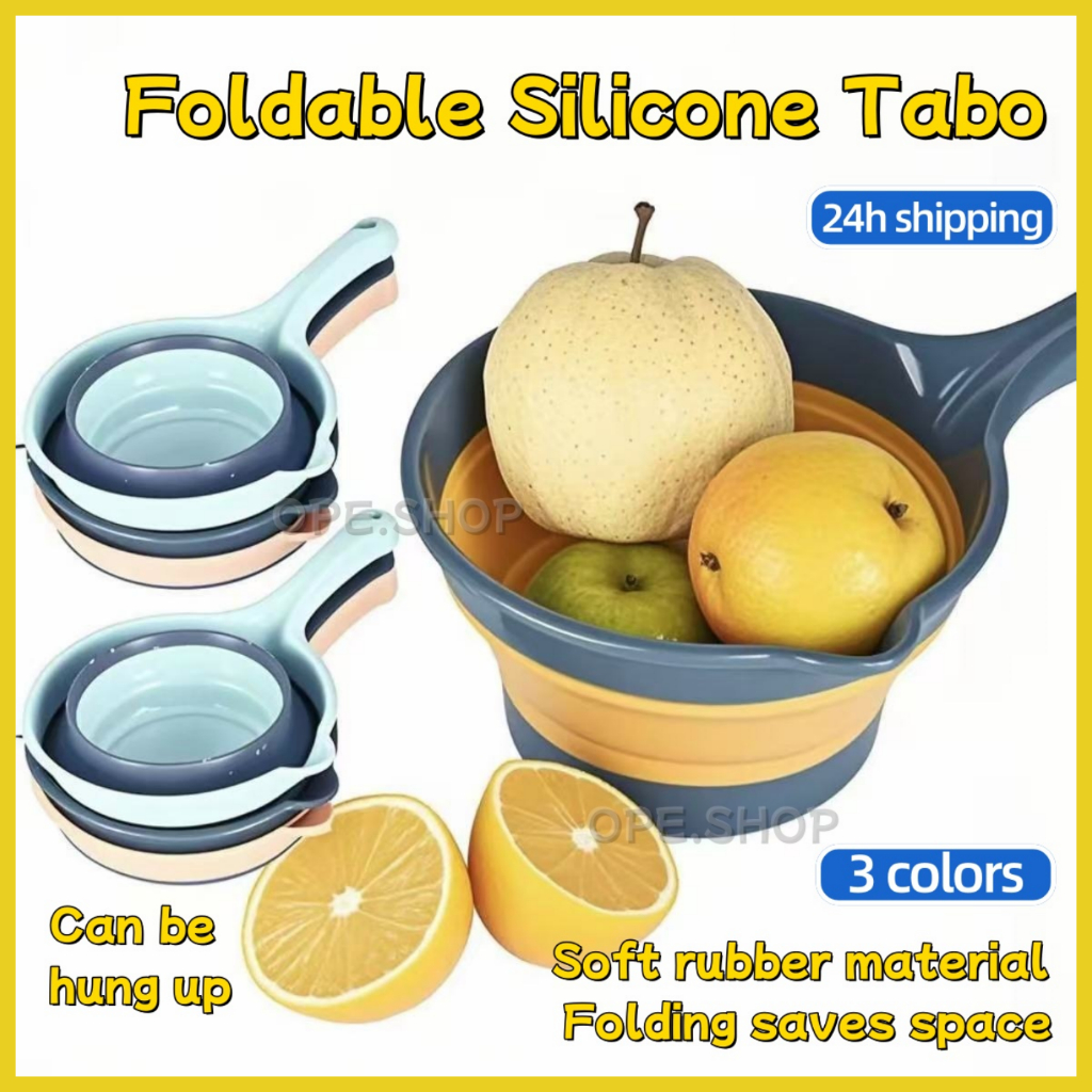 OPE Foldable Silicone Collapsible Water Scoop Dipper Water Ladle ...