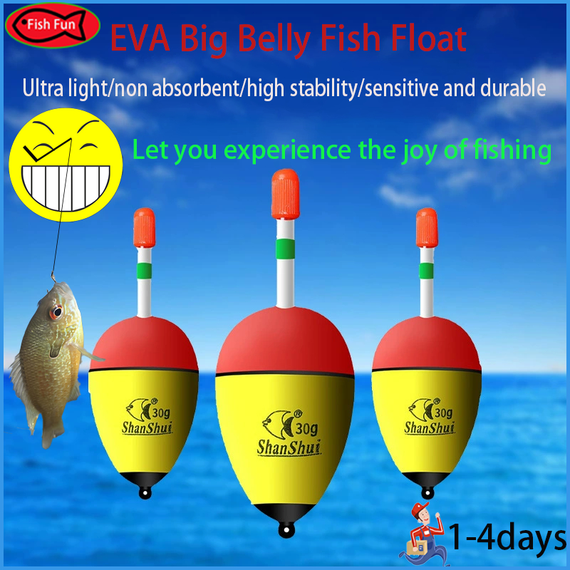 EVA Fishing Floats Foam Bobber Buoys Fish Float Bobbers Buoyancy ...