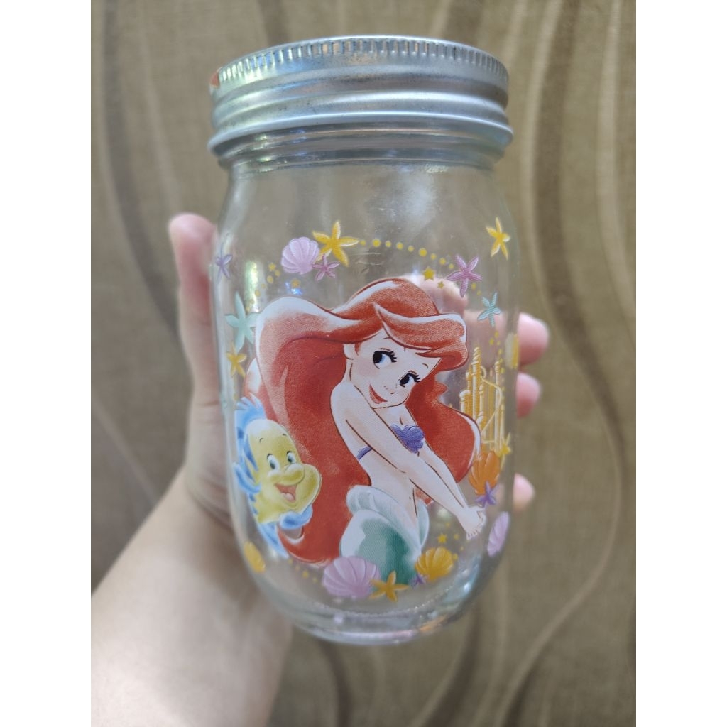 Disney Ariel Little Mermaid Glass Container | Shopee Philippines