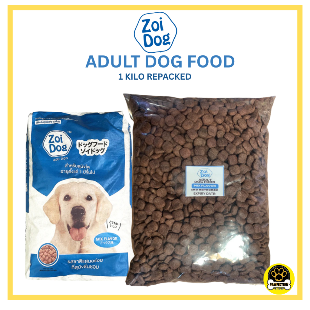 Zoi Adult Dog Food (MIX FLAVOR) 1 kilo repacked | Shopee Philippines