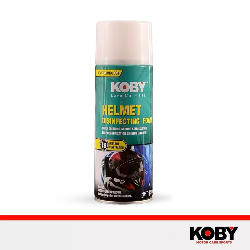 KOBY HELMET DISINFECTING SPRAY FOAM (450ml) | Shopee Philippines