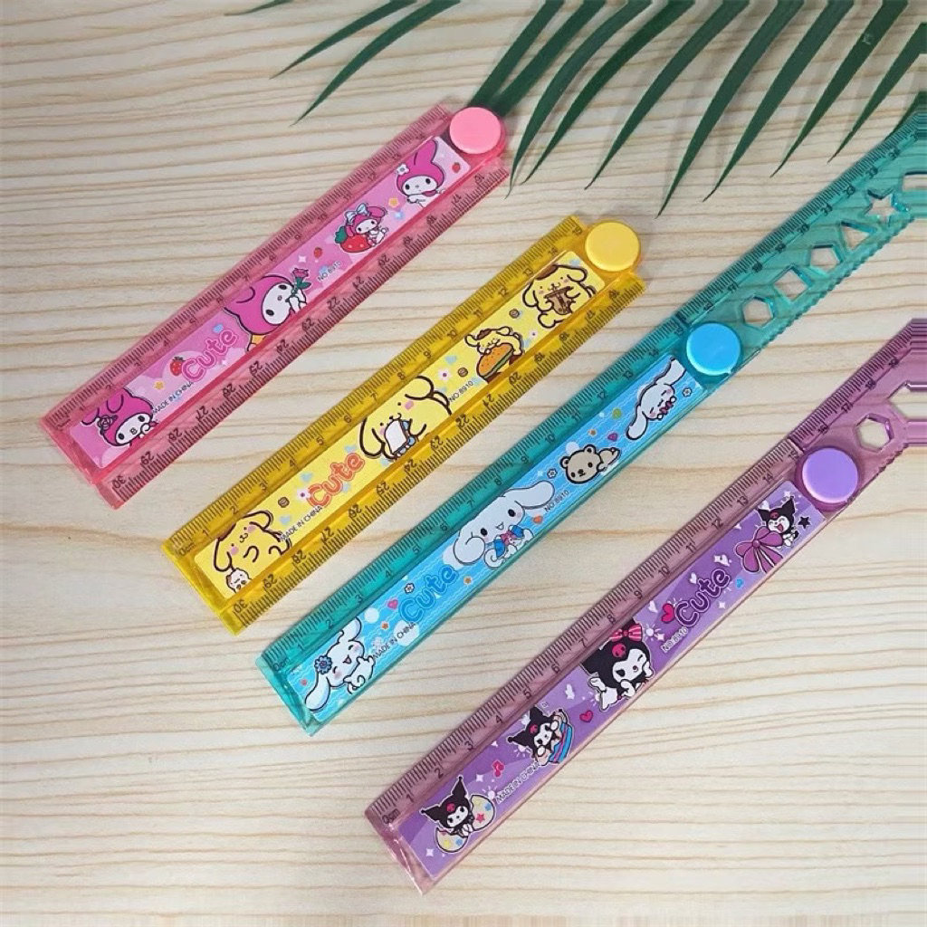 cartoon Acrylic Straight rulers 30cm | Shopee Philippines