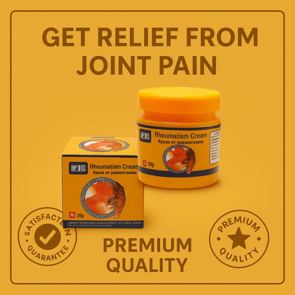 Vaderb Rust Balm – Natural Joint & Muscle Pain Relief Cream, 120ml, Made In Italy
