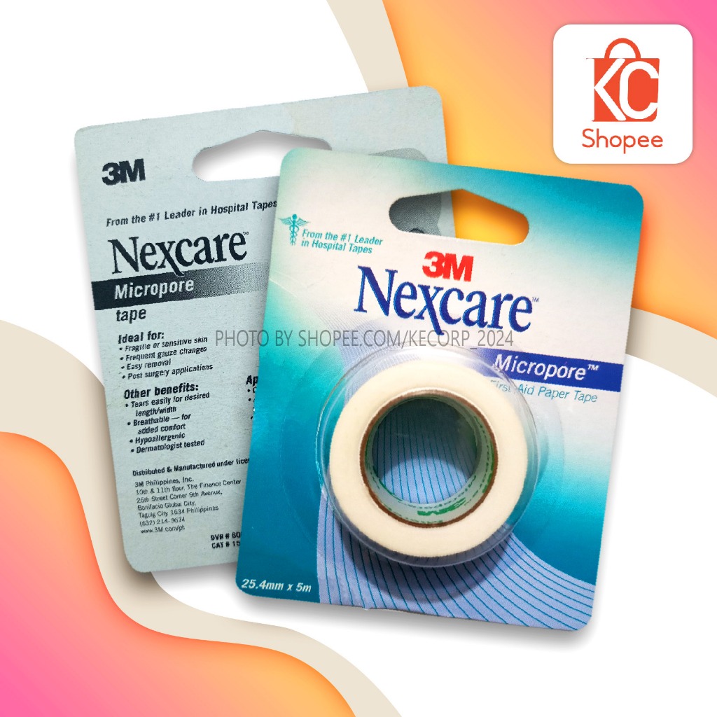 3M Nexcare Micropore First Aid Paper Tape 25.4mm x 5m _kc241207 ...