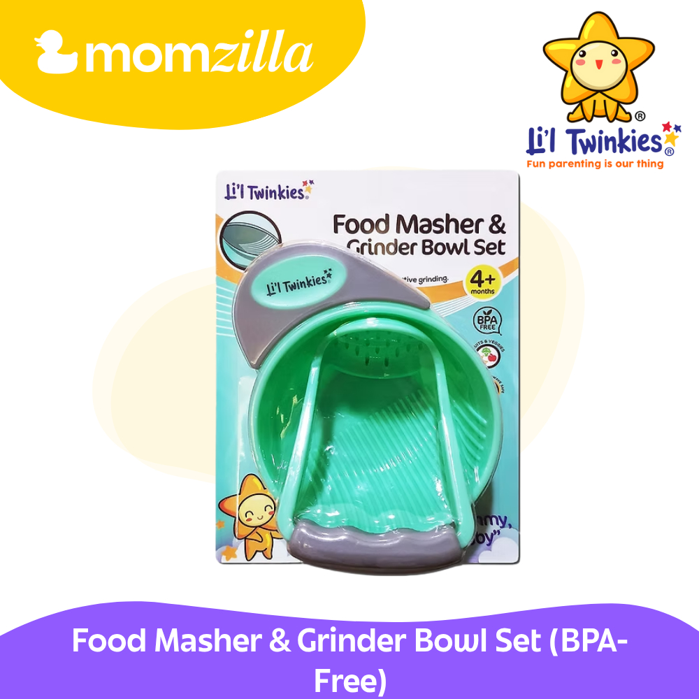 Momzilla - Li'l Twinkies - Food Masher & Grinder Bowl Set (BPA-Free ...