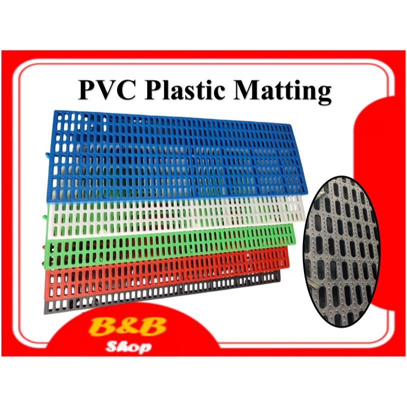 HEAVY DUTY PVC MATTING FLOOR MATTING AND PET CAGE MATTING 1FT X 3FT ...