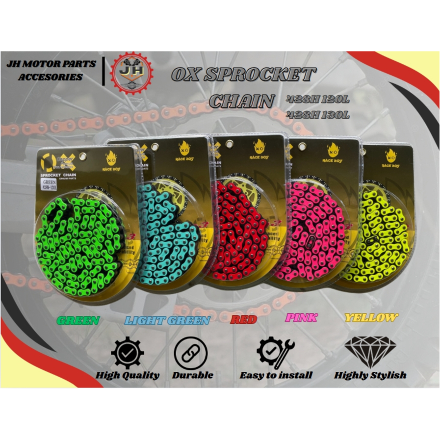 Ox Race Boy Heavy Duty Chain for Motorcycle | Durable and Reliable ...
