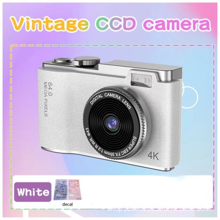 16X Digital Zoom 4K Digital Camera HD Instant Camera Selfie Portable ...