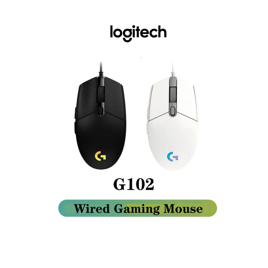 Logitech mouse g102 gaming mouse wired mouse same day delivery | Shopee ...