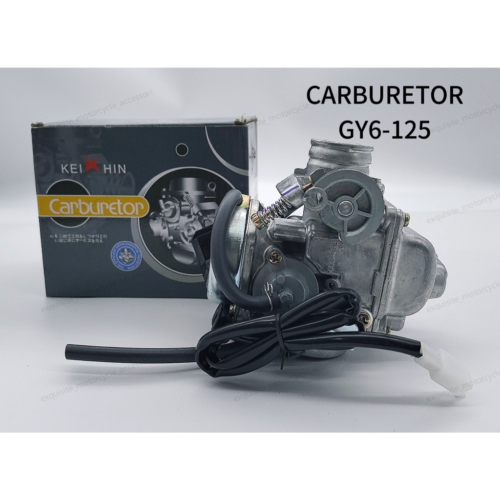 KEIHIN CARBURETOR BC-175/BEAT/DASH/GY6-125/MIO/NSR28 White/PE24/PE26 ...