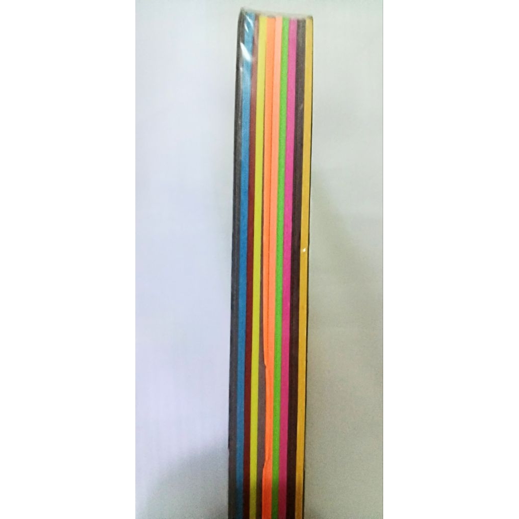 Tri-Gem Colored Paper Short/Long Assorted Colors (250pcs) | Shopee ...