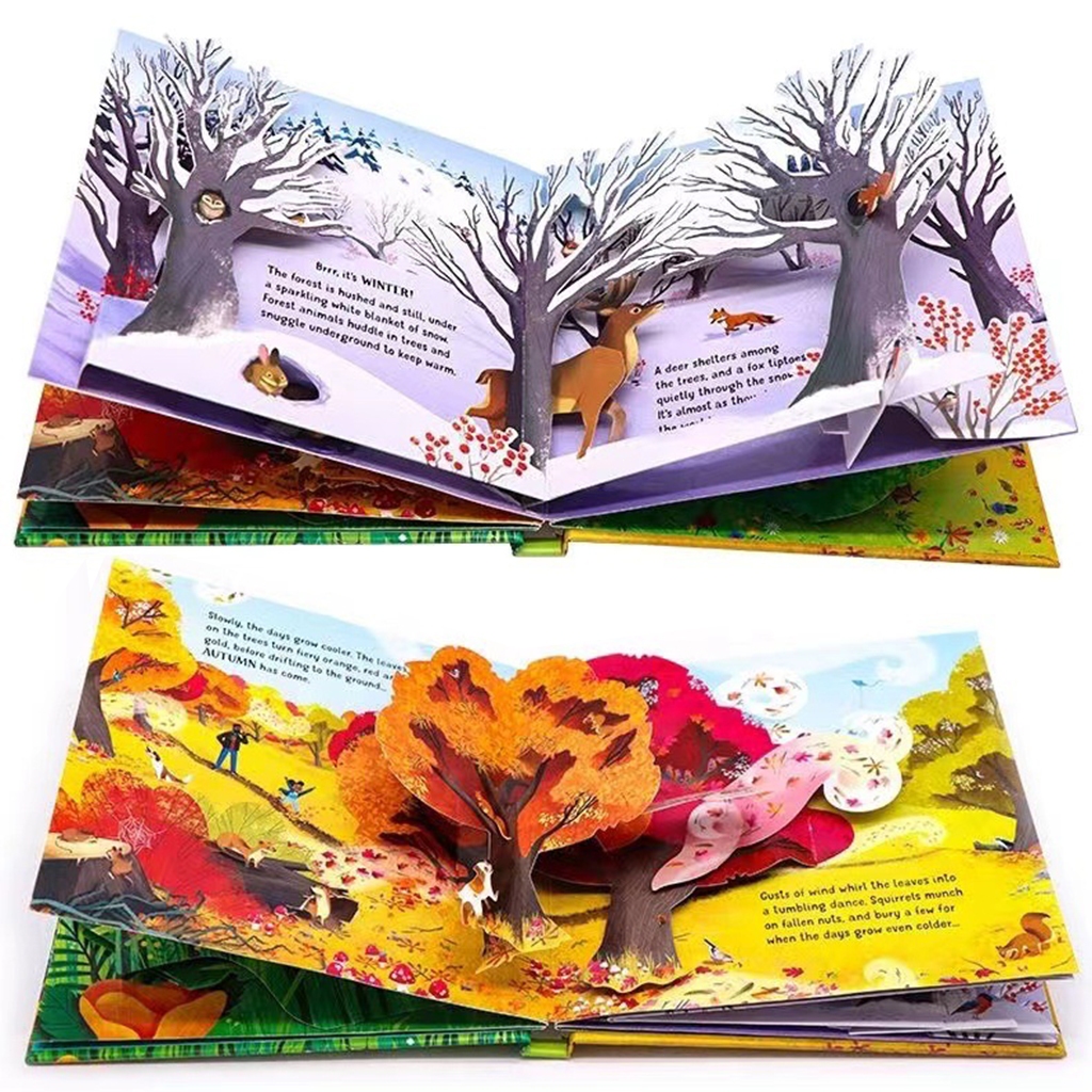 Books for Toddlers Usborne Pop-Up Dinosaurs 3D Flap Picture Books Lift ...
