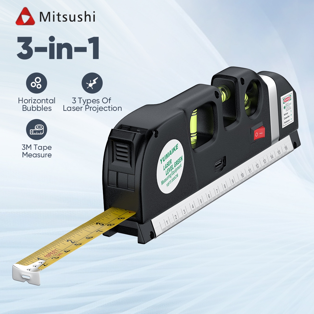 Mitsushi Multipurpose Laser Level Tool with Horizontal Vertical Line ...