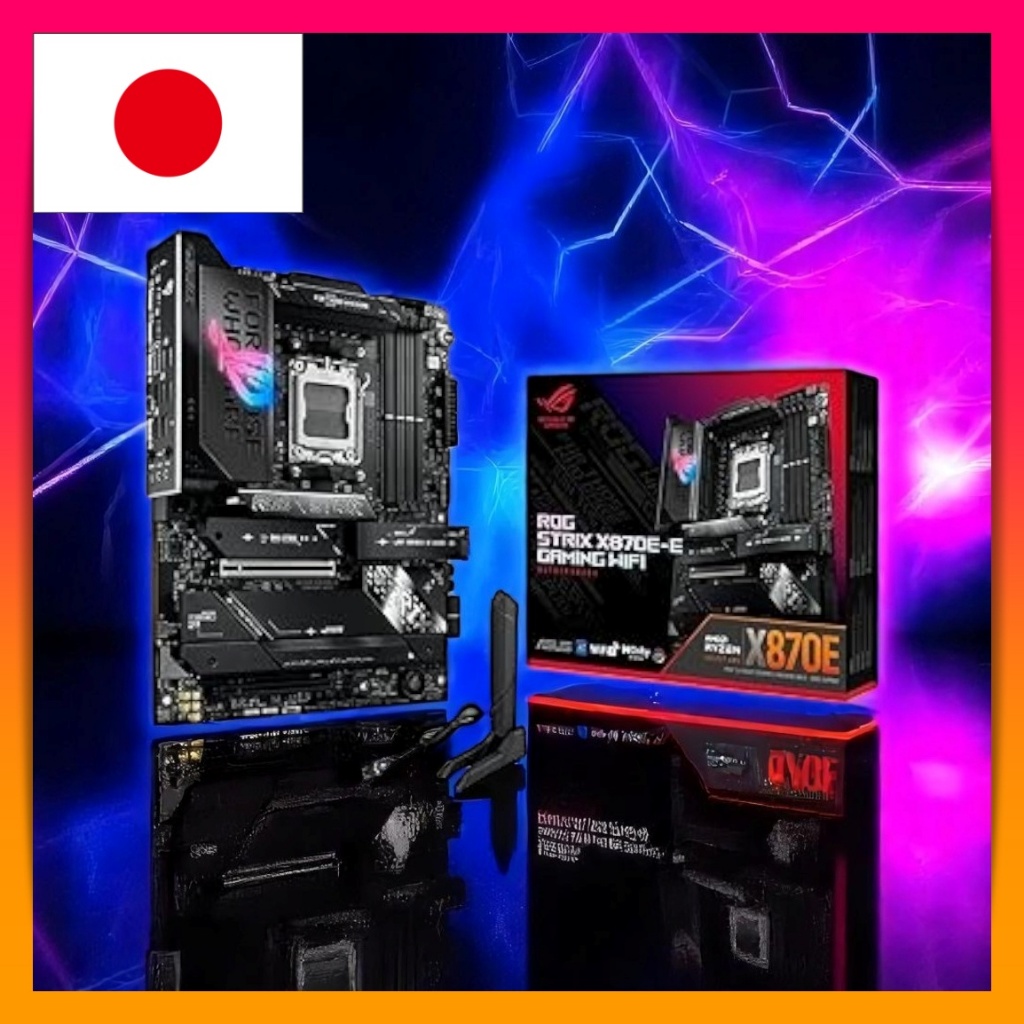 ASUS AMD Socket AM5 Compatible X870E ATX Motherboard for 9000 & 8000 ...