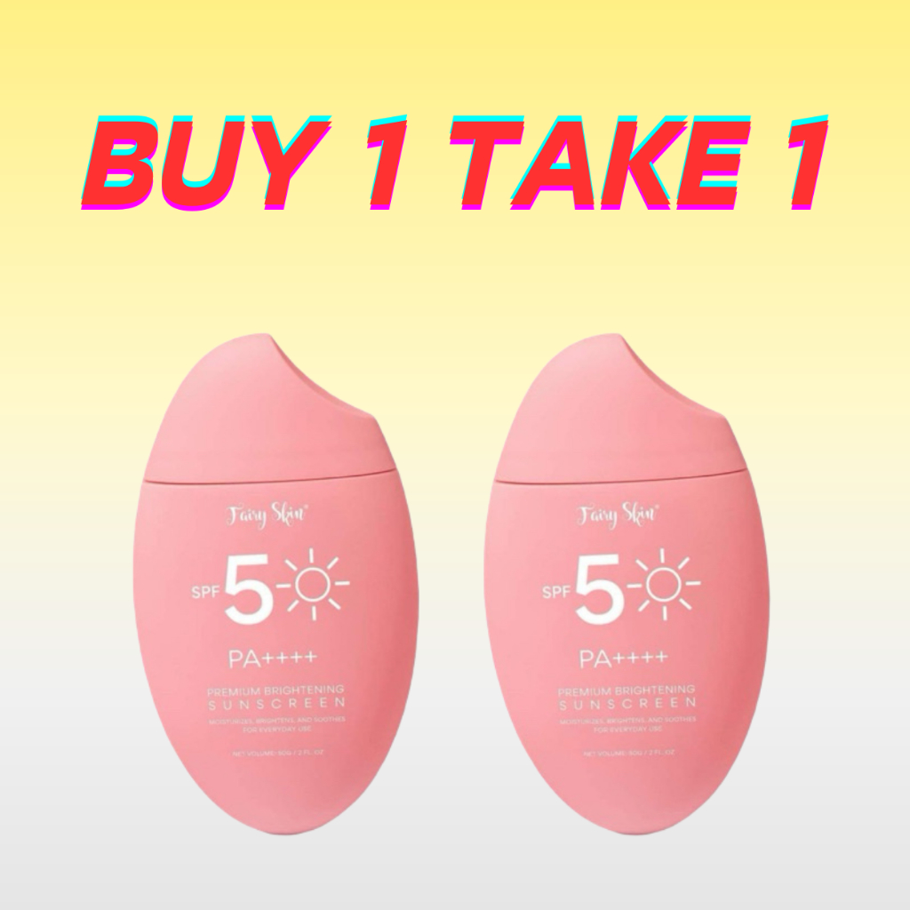 『BUY 1 TAKE 1』Fairy Skin SPF 50 PA++++ Premium Brightening Sunscreen ...